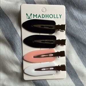 Black and Pink Hair Accessories Set